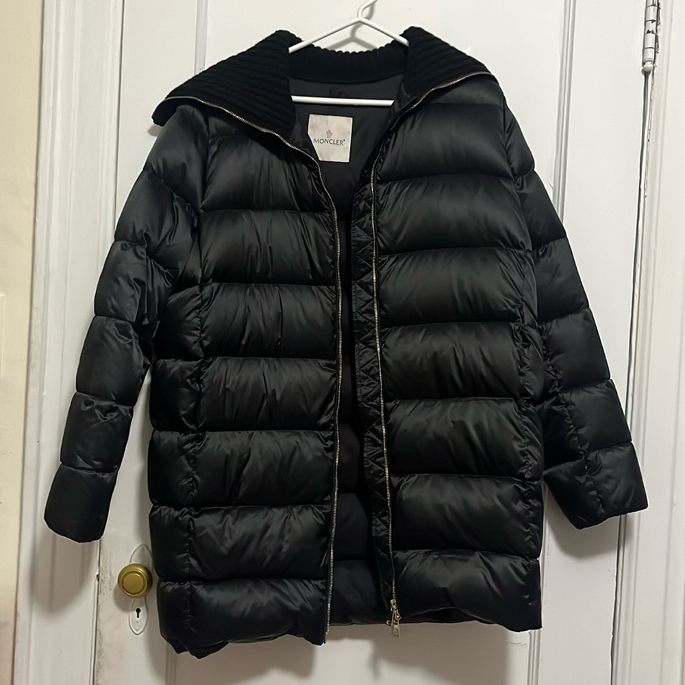 Moncler Black DownJacket Size 2
